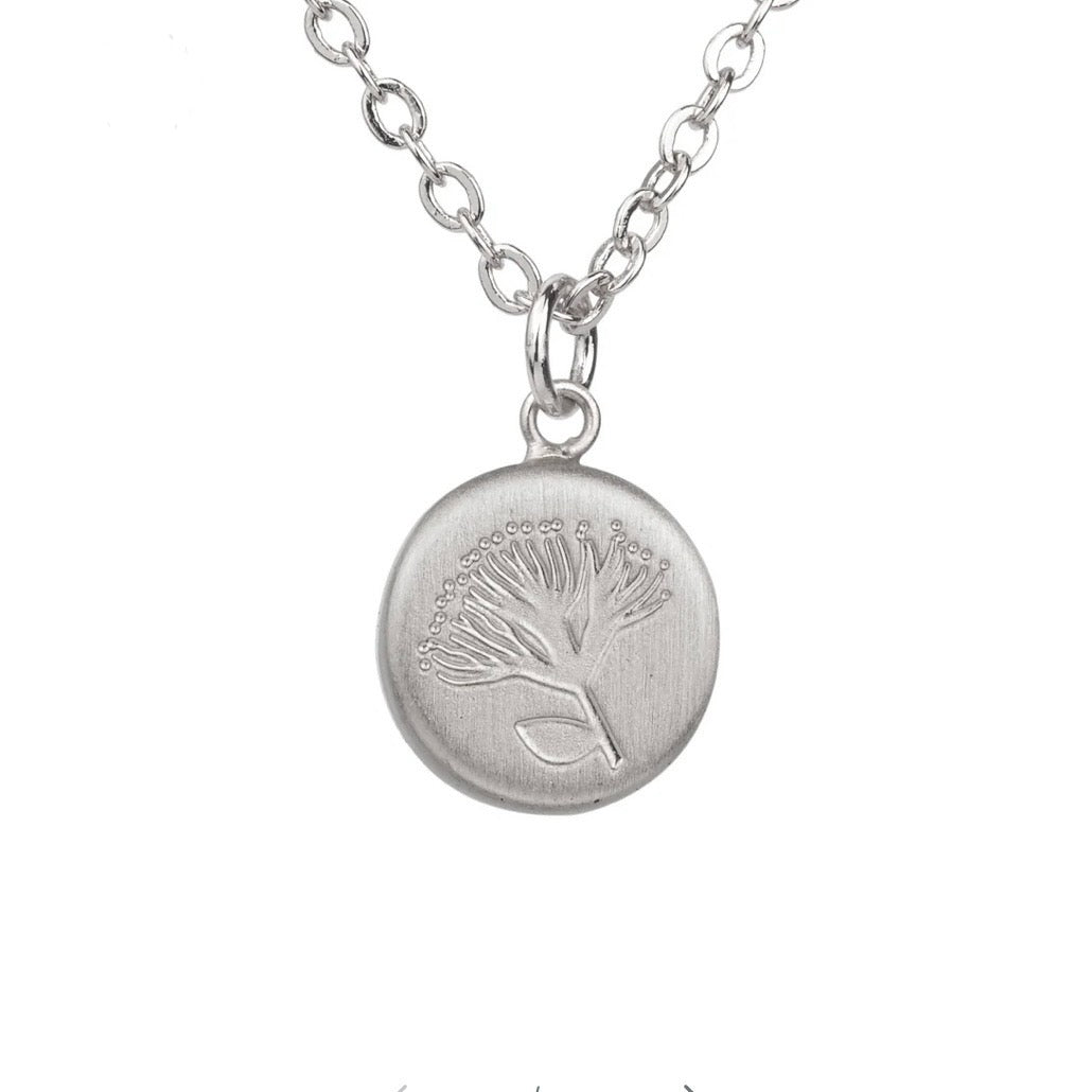 Round Pohutukawa Necklace