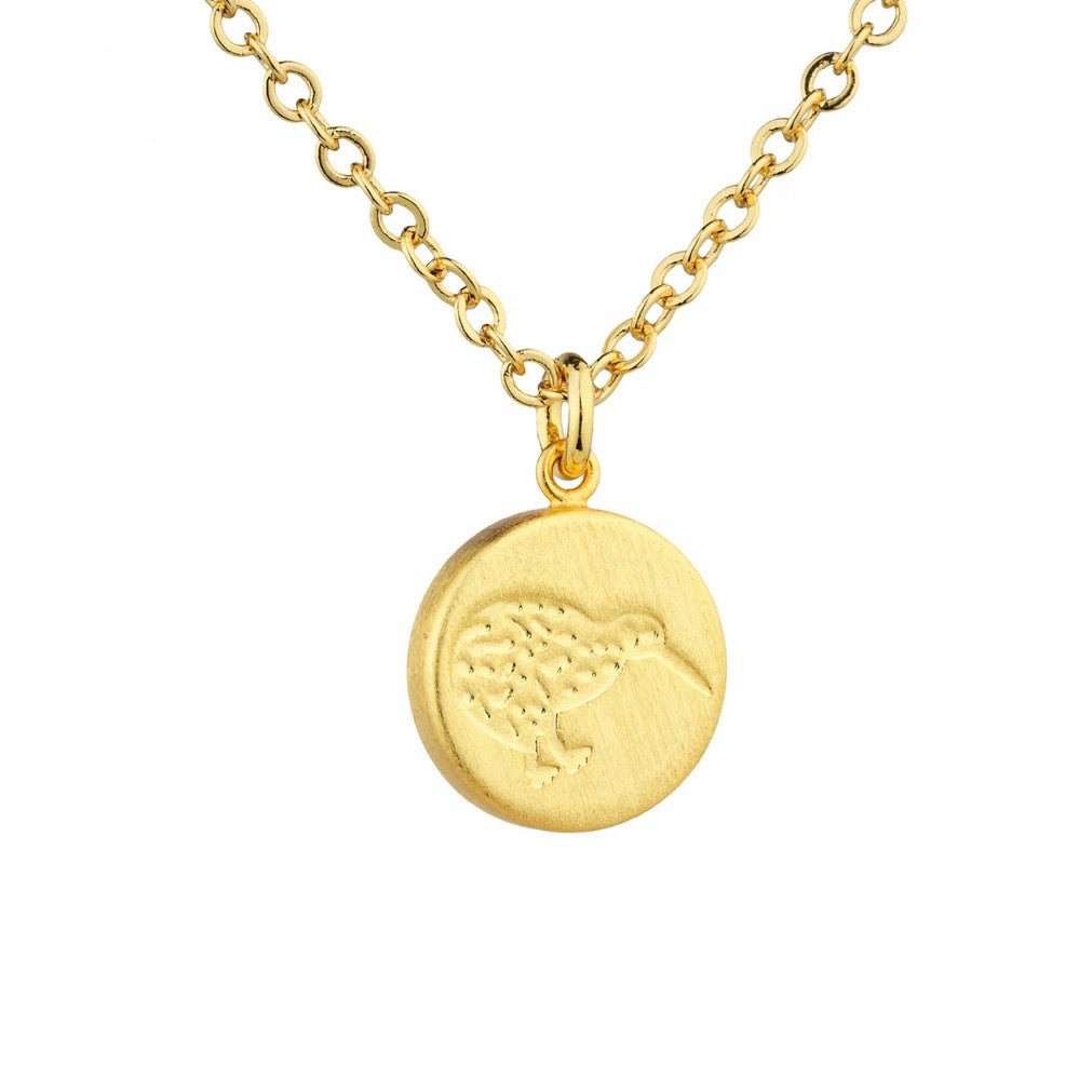 Round Kiwi Necklace
