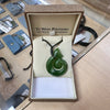 Te Wahi Pounamu Koru with Whale Tail