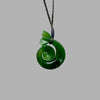Te Wahi Pounamu Koru with Whale Tail