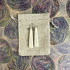 Tupou Whale Bone Roimata Earrings 57mm