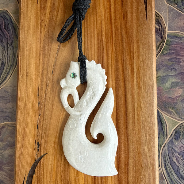 Whale Bone Mania with Hei Matau 95mm