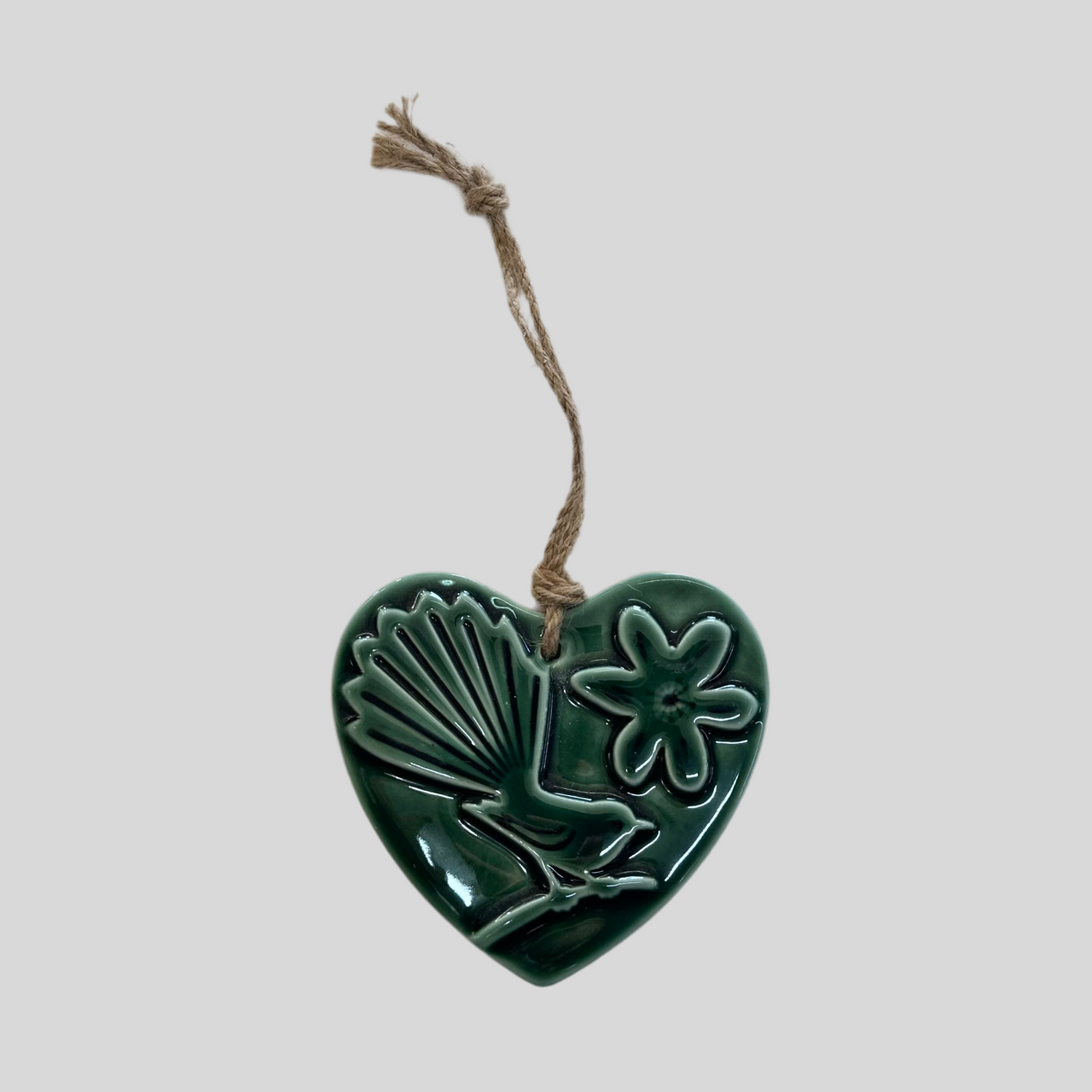Fantail Ceramic Heart