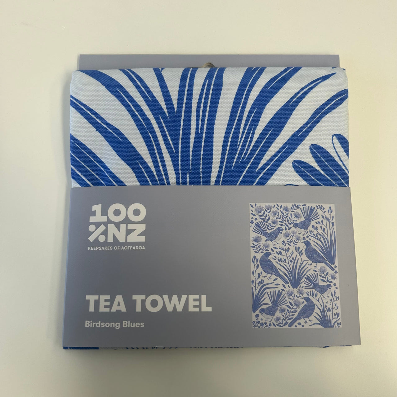 Woodcut Native Bird Tea Towel