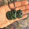 Pounamu Hei Tiki Pendant