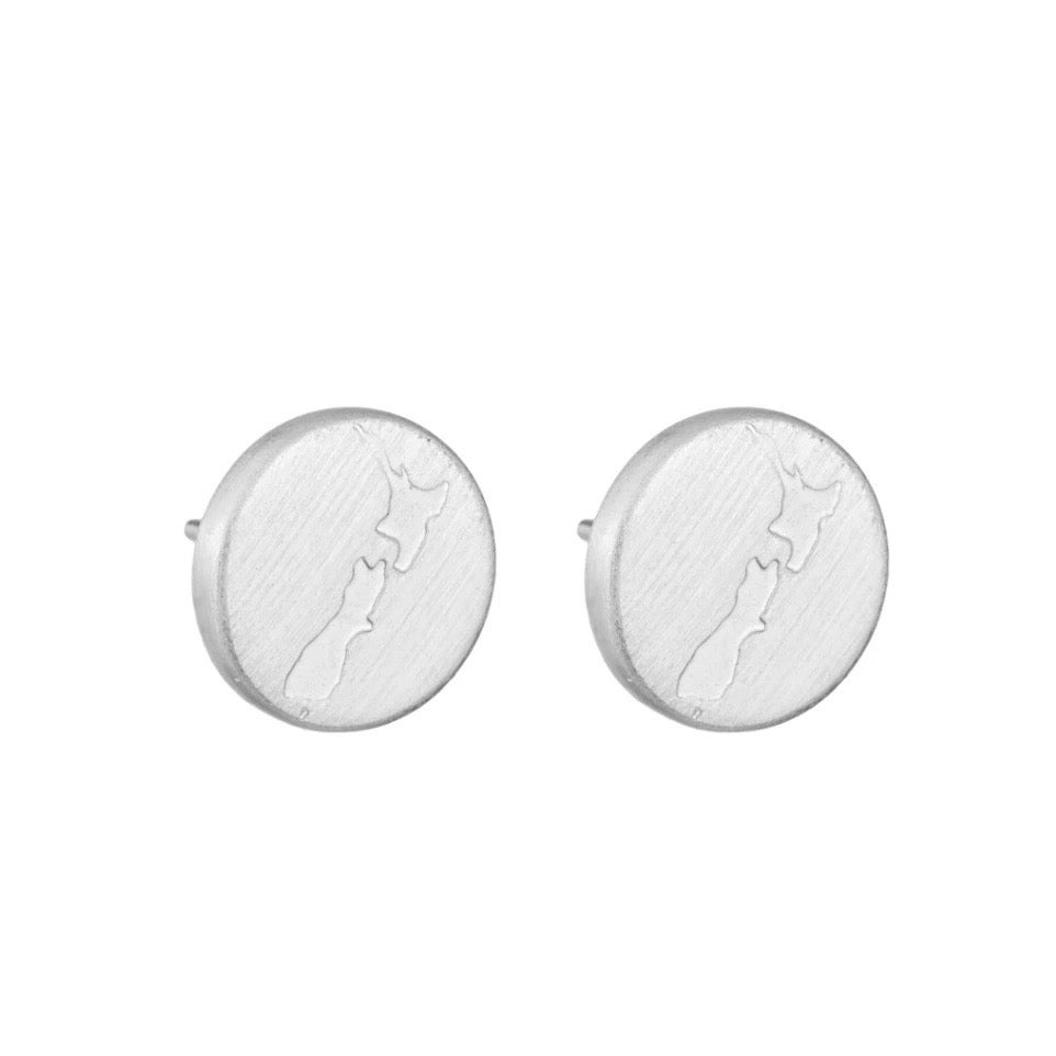 Round New Zealand/Aotearoa Map Stud