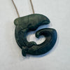 Pounamu Maui Dolphin (pōpoto) Necklace