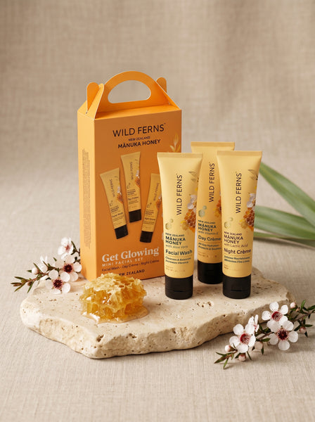 Manuka Honey Mini Facial Set - Get Glowing