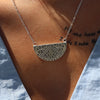 Maunga-nui Breastplate Silver Necklace
