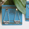 Kauae Breastplate Silver Earrings