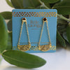 Maunga-nui Breastplate Gold Earrings