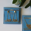 Niho Breastplate Gold Earrings