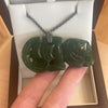 Te Wahi Pounamu Hei Tiki Pendant