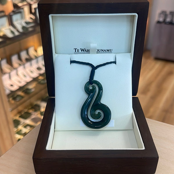 Te Wahi Pounamu Hei Matau/ Koru Pendant