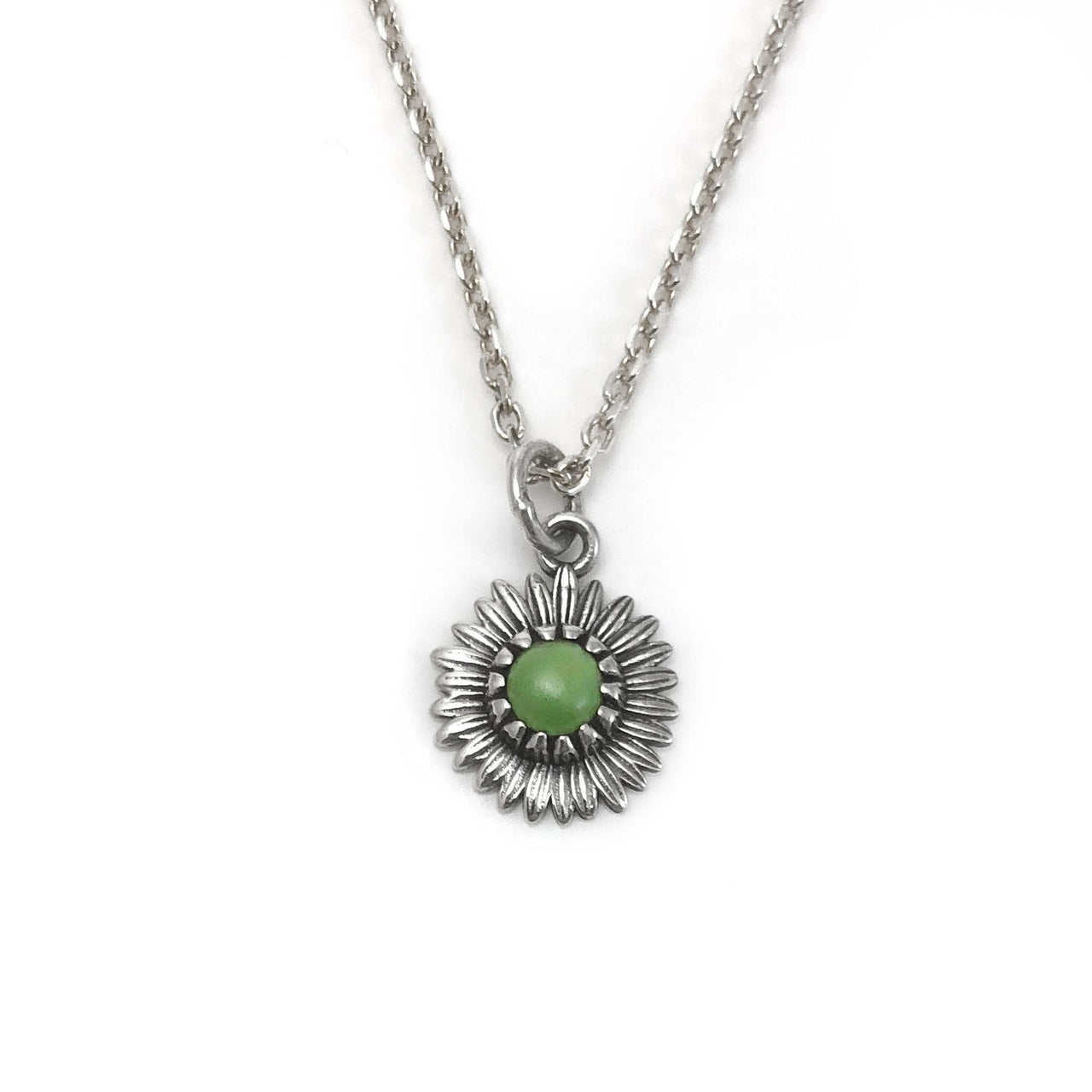 Pounamu Daisy Pendant